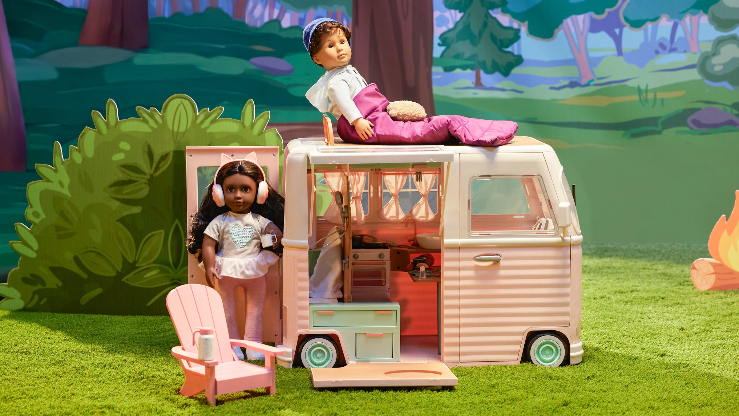 Vehicles - Cars for OG Dolls - Camper, Ice Cream Truck, Scooter & More - Our Generation Accessories
