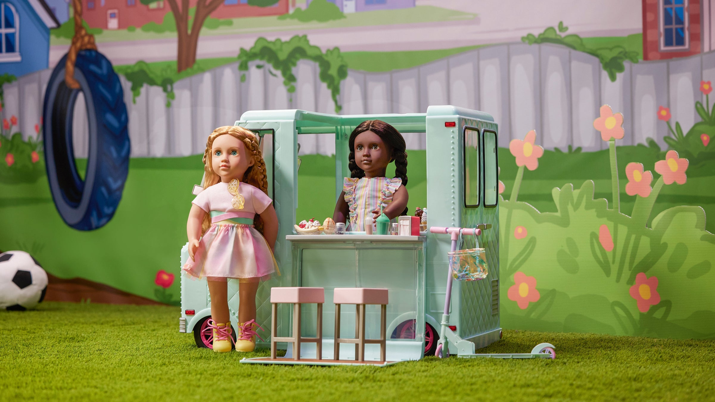 Outdoor - Accessories for Dolls - Ice Cream Truck - Our Generation
