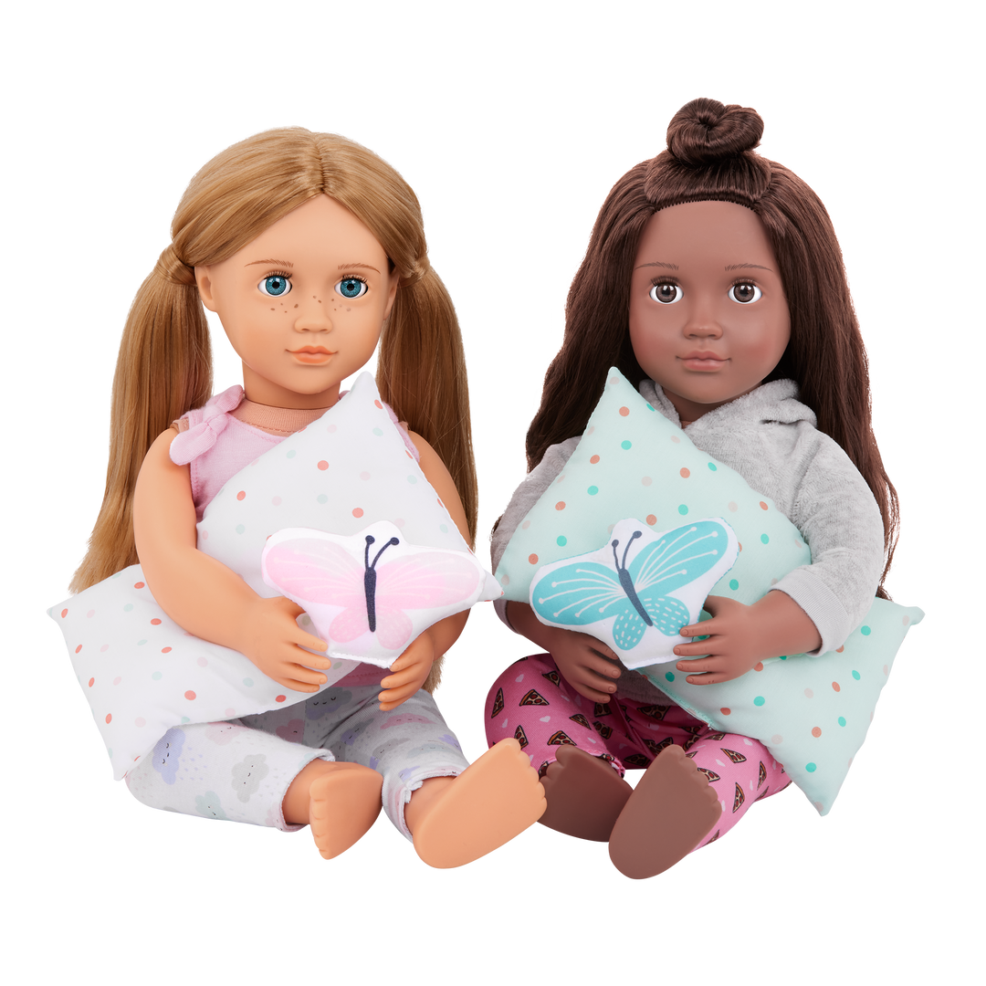 Dreams for Two Bunk Beds - 46cm Doll Bunk Beds - Pink Bed - Doll Accessories - Our Generation